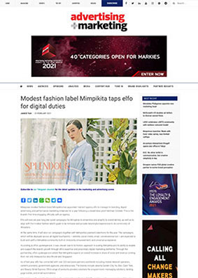 Modest fashion label Mimpikita taps elfo for digital duties